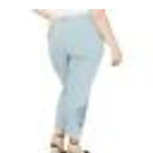 Style & Co Womens Curvy Striped Embroidered Jeans - Picture 2 of 7